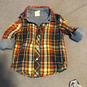 Toddler boys, button up shirt
